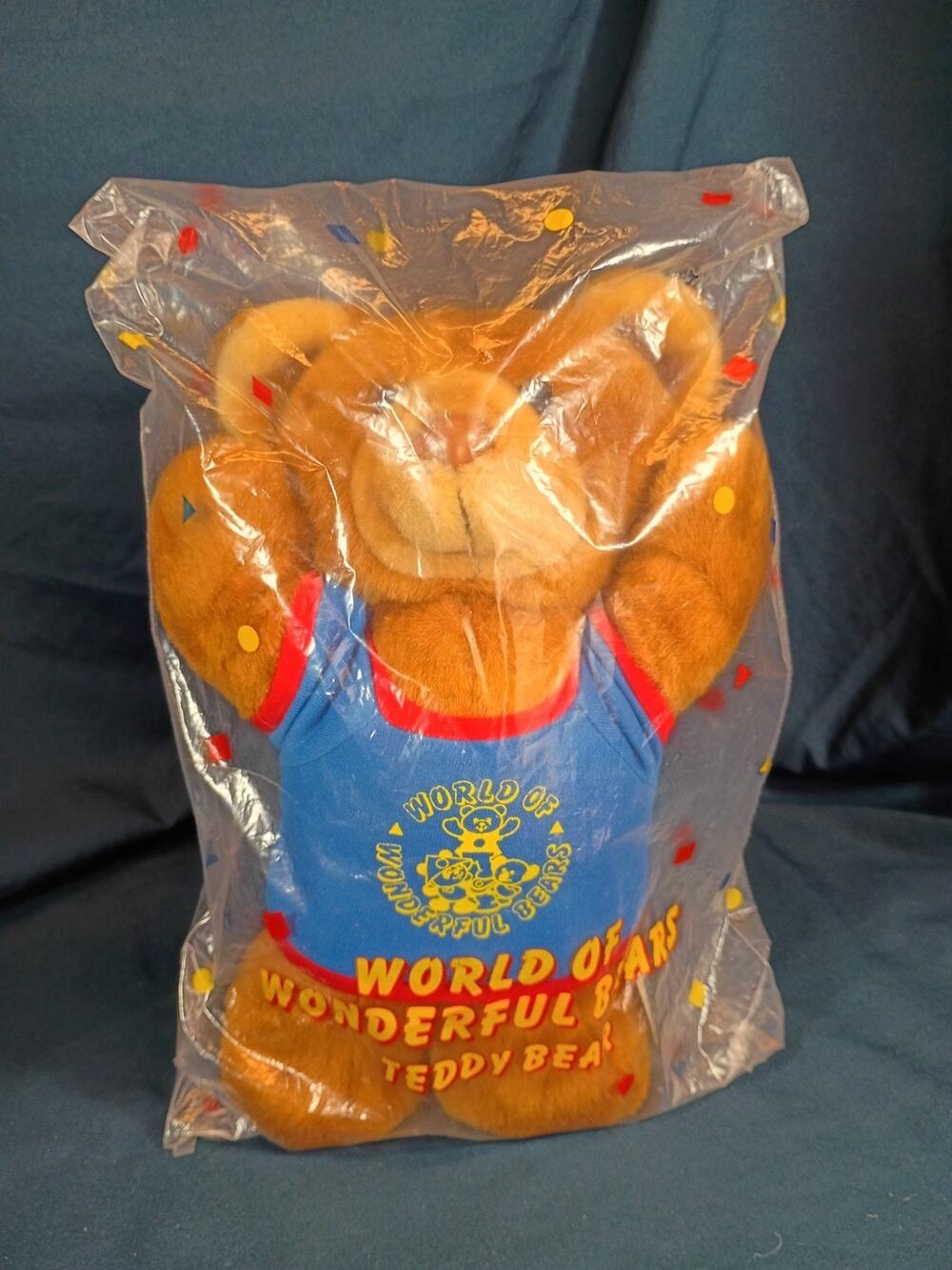 VTG Avon PLUSH BEAR World of Wonderful Teddy Bears Sealed 1989 NEW